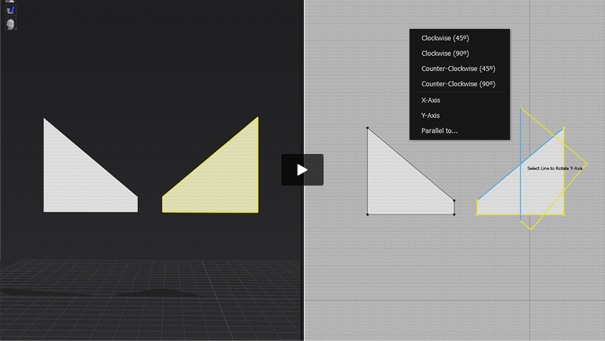 Reference Lines for Rotation