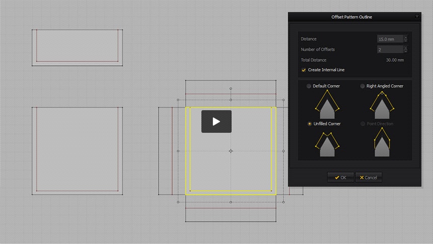 Offset Pattern Outline